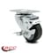 Service Caster 3.5 Inch Thermoplastic Rubber Wheel Swivel Top Plate Caster with Brake SCC SCC-20S3514-TPRB-TLB - alternate 2